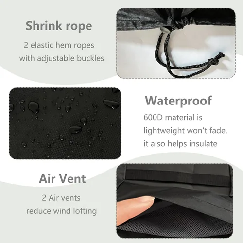 Vista 3 de Funda deslizante para niños pequeños, apta para esconderse y buscar escalador, impermeable, a prueba de polvo, anti-UV, para exteriores, solo funda