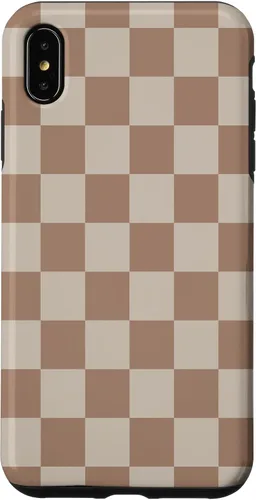 Vista 11 de Bonita funda Classic Dark Brown Checkered Big Checkerboard para iPhone 16