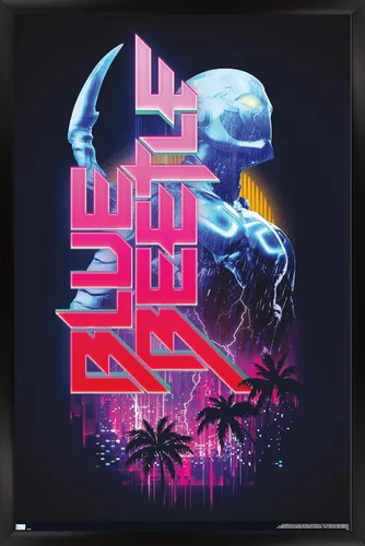 Vista 6 de Trends International Póster de pared de DC Comics Movie Blue Beetle Versión sin marco