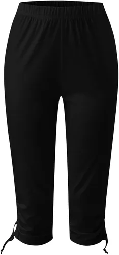 Vista 3 de HGps8w Cropped Yoga Pants for Women Tummy Control High Waisted Compression Capris Drawstring Leggings Workout Running Tights