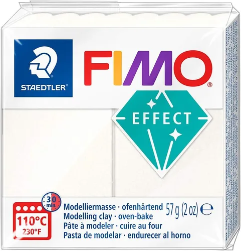 Vista 9 de Staedtler Fimo Effect 8020-003 - Arcilla de modelado para horno 56g Dorado metálico
