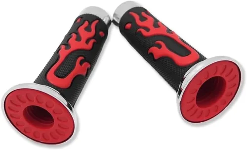 Vista 6 de XH4071 - Empuñaduras de Gel Rojo Confort 0.984 in 1" Compatible con Sportsbike Motocicleta ATV KTV CB