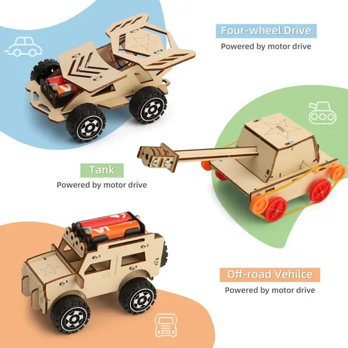 Vista 3 de Kits STEM para niños de 8 a 10 años, 10 a 12 años, 6 juegos de proyectos