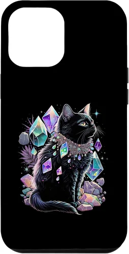 Vista 6 de Funda con diseño de ilustración para iPhone 15 con diseño de gato esotérico