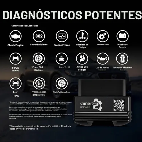 Vista 7 de Innova 1000 Escáner Bluetooth OBD2 para iPhone y Android - Prevenga Problemas del Auto Antes de que Ocurran - Sin Suscripciones - Detecte Problemas