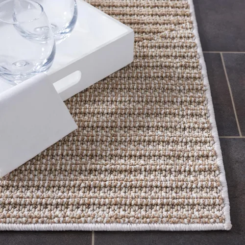 Vista 5 de SAFAVIEH Global Collection - Alfombra de pasillo, 2 pies 2 pulgadas x 8 pies, diseño beige y marfil, no desprende pelusa y de fácil cuidado