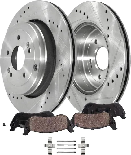Vista 11 de Detroit Axle - Kit de freno delantero para Chevrolet Impala Monte Carlo Buick LeSabre Riviera Park Avenue Cadillac DeVille Olds Intrigue, Pinza
