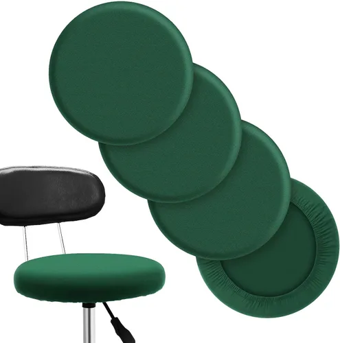 Vista 14 de Tatuo Fundas de asiento de taburete de bar redondas, fundas de cojín lavables, fundas elásticas para sillas de bar para sillas de 14 a 17 pulgadas