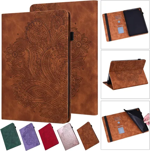Vista 7 de ALILANG Funda para Samsung Galaxy Tab S10 Lite/S10 FE/S9 FE 10.9 pulgadas/Tab S9 11 pulgadas con lápiz capacitivo, múltiples ángulos de visión
