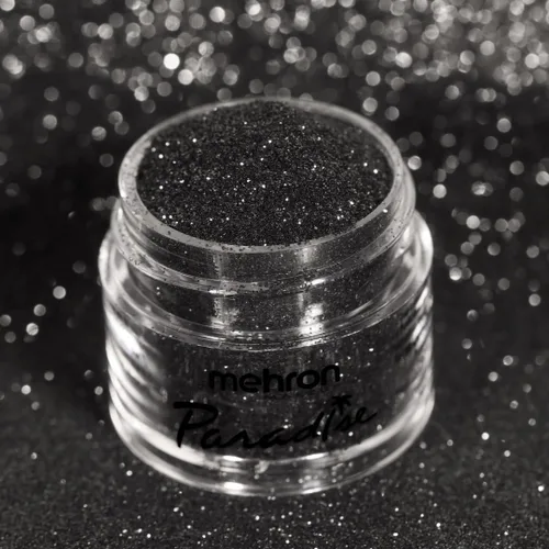Vista 3 de Mehron Makeup Paradise Glitter FX Cosmético profesional para maquillaje y arte Brillantina suelta vibrante y brillante de 0.25 oz (7 g) (negro)