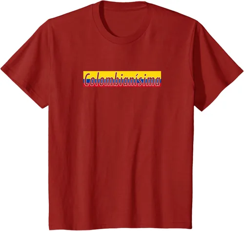 Vista 62 de Camisas Colombianisima Colombia para mujer Bandera de Colombia, Negro, S