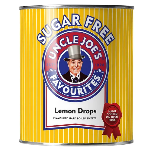 Vista 10 de Uncle Joe's Manzanas de caramelo sin azúcar, lata de 4.23 oz (4.23 onzas) Dulces duros británicos Lata de regalo de dulces duros de manzana sin