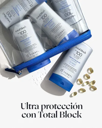 Vista 2 de TOTAL BLOCK Sunblock SPF100 Luz Azul RSF 99% Alta protección por Yanbal