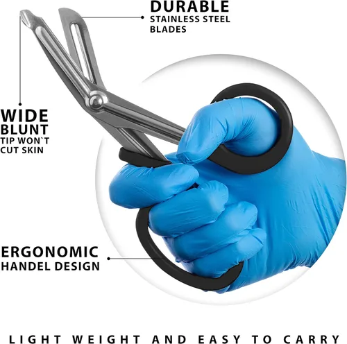 Vista 4 de ASA TECHMED Cinturón de enfermería – Kit completo de utilidad para cinturón médico, Pro Pack organizador de bolsillo bolsa de cadera para EMT, CNA