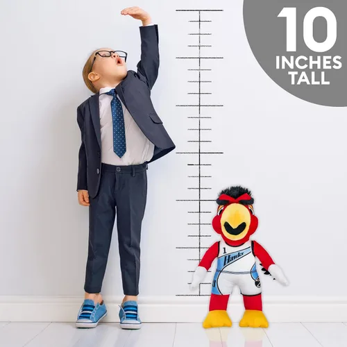 Vista 2 de Bleacher Creatures Atlanta Hawks Harry The Hawk Figura de Peluche de 10" - Una Mascota para Jugar o Exhibir