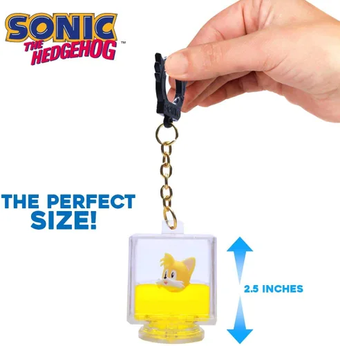 Vista 3 de Just Toys LLC Sonic The Hedgehog - Perchas para mochila (encantos serie 1)