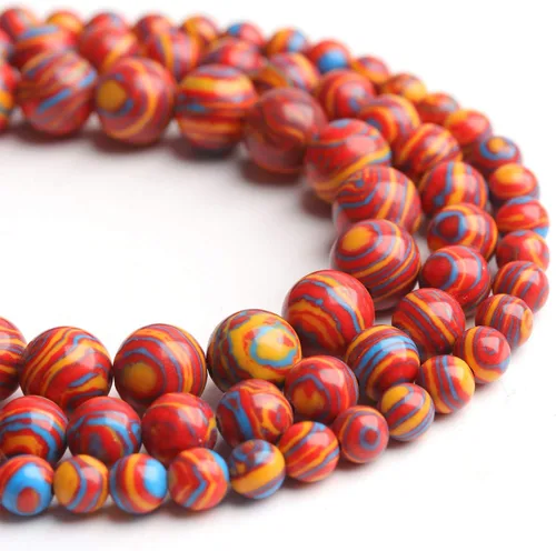 Vista 16 de 7 cuentas de piedra preciosa de chakra de 8 mm pulidas y redondas, 49 piezas, piedras naturales suaves para chakra, cristales curativos y piedras 7