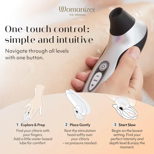 Vista 4 de Womanizer Pro40 - Potenciador del placer sensual. Negro