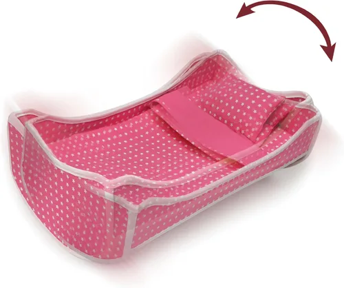 Vista 7 de Caja de transporte de muñecas con cama mecedora y ropa de cama, de Badger Basket, Star
