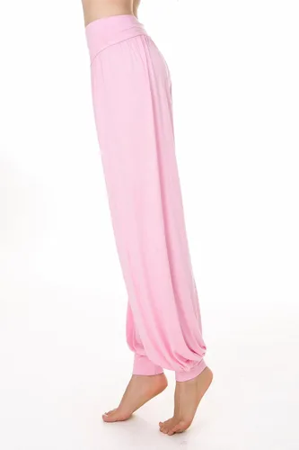 Vista 13 de Pantalones de algodón para mujer, elásticos, suaves, para yoga, deportes