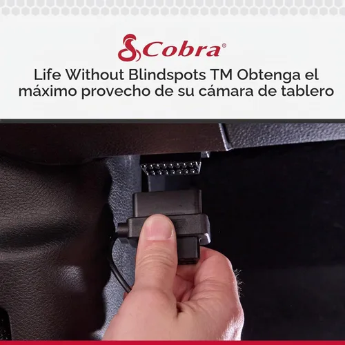 Vista 7 de Cobra SC Smart Dash Cam Series - Adaptador de corriente de 12 voltios