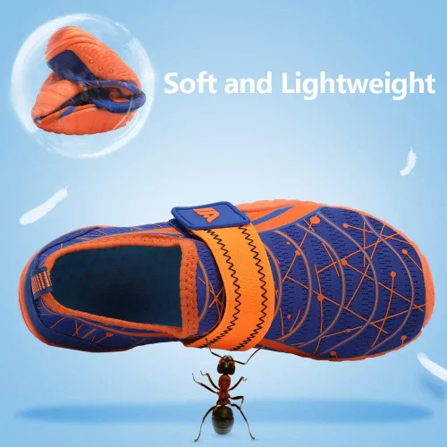 Vista 2 de CIOR Zapatos de agua ligeros para niños y niñas, tenis acuáticos para la playa (niños pequeñosniños grandes)
