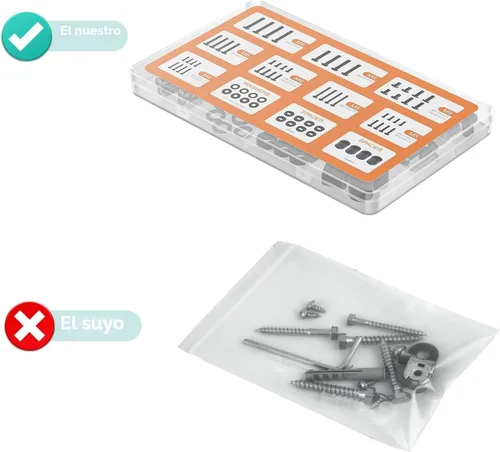 Vista 3 de Kit de herramientas universal para montaje de TV WALI incluye M4 M5 M6 M8, compatible con la mayoría de soportes de TV/monitor de hasta 80 pulgadas