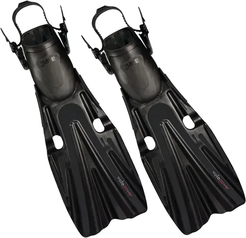 Vista 2 de Mares Unisex Adults Volo Power Fins Easy Lightweight Versatile Open Heel Diving Fins with Adjustable ABS Plus Buckles Ideal for Scuba & Training