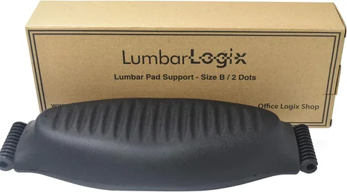 Vista 5 de OFFICE LOGIX SHOP Almohadilla lumbar para silla Herman Miller Aeron - Tamaño B - Color grafito