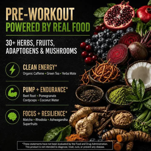 Vista 4 de Organic Preworkout 5,64 oz, No Model, 1