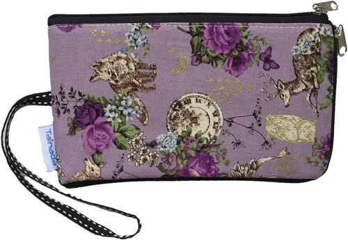 Vista 14 de Tainada Bolso de mano para teléfono para mujer, con doble cremallera, cartera para iPhone 15 Pro Max, 15 Plus, Samsung S23+ Azure Blue