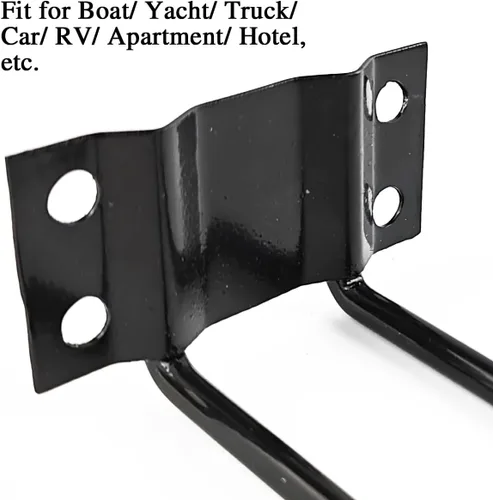 Vista 4 de TIHOOD 2 piezas Portavasos para barco, soportes de bebida universales de acero inoxidable, portavasos con recubrimiento negro, adecuados para barco