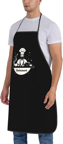 Vista 4 de Delantal personalizado, delantales personalizados para mujeres y hombres, mandiles para hombres de cocina, regalos personalizables para Navidad