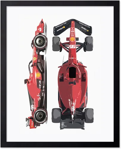 Vista 8 de Poster Master Póster de carreras de autos 2023, impresión de autos de carreras, arte de carreras de autos deportivos, regalo para hombres, mujeres