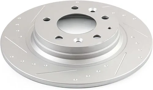 Vista 5 de AUTOMUTO Rotores traseros Rotor de freno ranurado apto para Ford Fusion, para Lincoln MKZ, Zephyr, para Mazda 6,626,06-15 para Mazda MX-5 Miata, 03