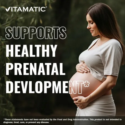 Vista 7 de Vitamatic Ácido fólico 1000 mcg (1 mg) - Tabletas vegetarianas - 1667 mcg DFE - Vitamina B9 (240 unidades (paquete de 1))