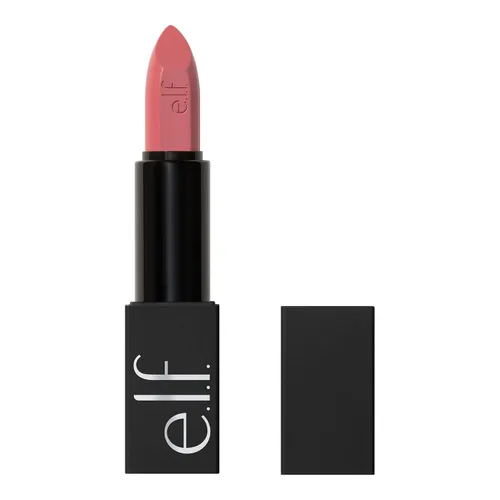Vista 13 de e.l.f. O Face Lápiz Labial Satinado, Lápiz Labial Cremoso Ricamente Pigmentado, Nutritivo y de Larga Duración, Infundido con Jojoba, Vegano y Sin