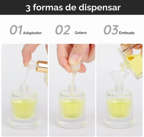 Vista 3 de Segbeauty Botellas de perfume de vidrio de 1 oz vacías, 2 piezas, botellas de perfume de viaje rellenables, botella de viaje de colonia de 1.0 fl