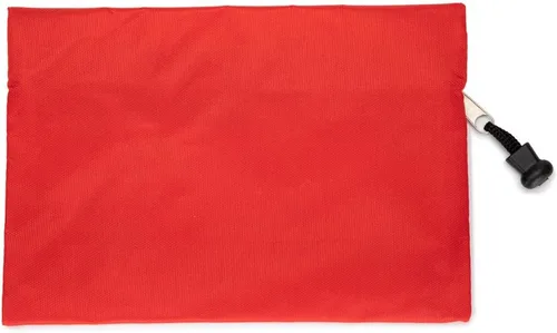 Vista 3 de Bolsa roja de primeros auxilios, pequeña bolsa de almacenamiento médica vacía para botiquines de primeros auxilios, paquete de emergencia