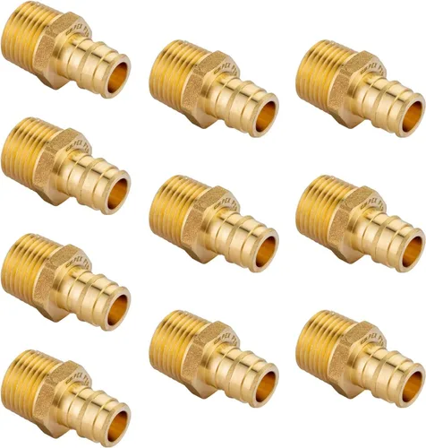 Vista 10 de 5 piezas EFIELD Pex-A Poly PPSU Expansión Adaptador 1" X1" Macho NPT Para tubería Pex A, ASTM F1960-PPSU1960060 (5)