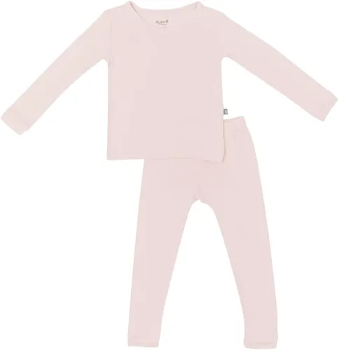 Vista 27 de KYTE BABY Juego de pijama para niños pequeños – Pijamas para niños pequeños hechas de material de rayón de bambú suave Pollito de Aloe