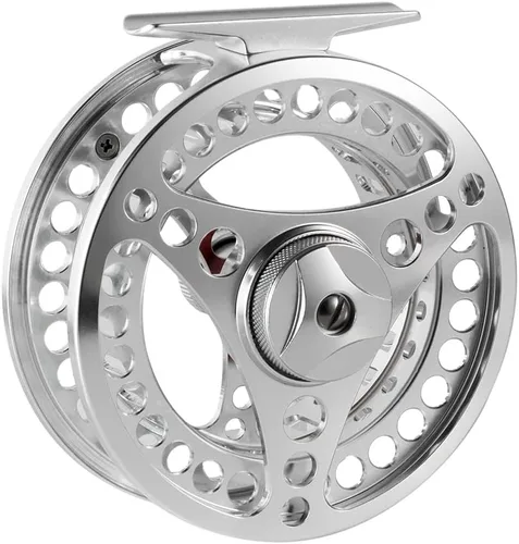 Vista 2 de 3/4 5/6 7/8 9/10WT Carrete de pesca con mosca con combinación de líneas, 3, 5, 8 WT Líder de respaldo de línea de mosca mecanizado CNC