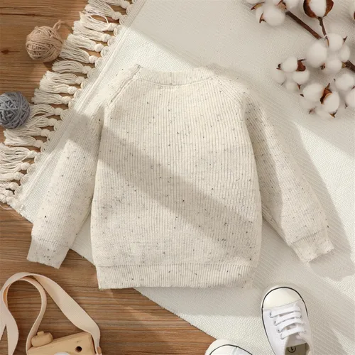 Vista 2 de PATPAT Suéter de punto para bebés y niñas, ropa de manga larga sólida cálida