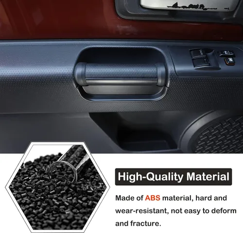 Vista 3 de Aunginsy Organizador de almacenamiento para manija de puerta de automóvil, compatible con Toyota FJ Cruiser 2007-2021, manija de puerta delantera