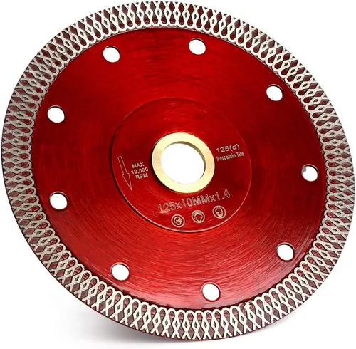 Vista 12 de YIJING - Hoja de porcelana de 4 pulgadas, hoja de sierra de diamante súper fina para cortar azulejos de porcelana de cerámica granito mármol