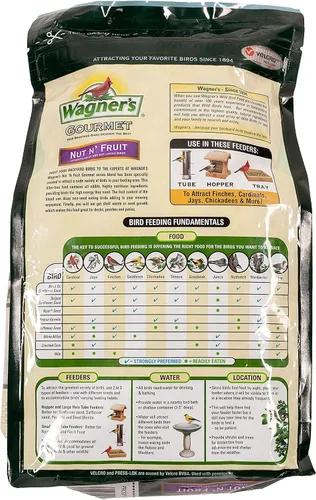 Vista 3 de Wagner's Paquete de comida gourmet para pájaros silvestres (5 libras cada uno)