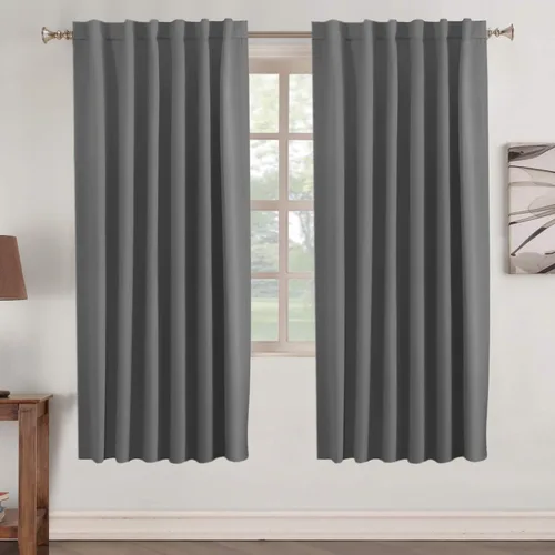 Vista 98 de Turquoize Cortinas Opacas con Aislamiento Térmico Paneles de Tratamiento de Ventanas con Bolsillo para Barra Paneles de Ventana para Ventanas