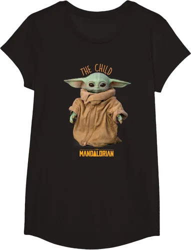 Vista 3 de Star Wars The Mandalorian Grogu The Child Photo Pose - Camiseta linda Negro