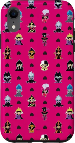 Vista 24 de iPhone 16 Disney Villains Anti-Love Cute Black Heart Valentine’s Day Case
