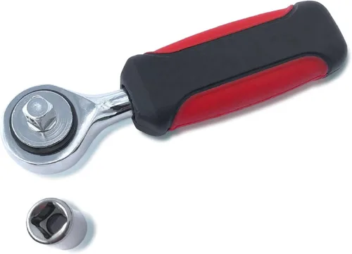 Vista 7 de Apollo Tools - Juego de llaves métricas de 13 piezas de ¼ de pulgada, incluye mango de trinquete de interruptor de retroceso fácil de 1/4 pulgadas